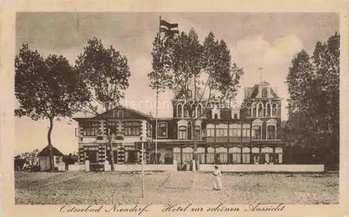 AK / Ansichtskarte NIENDORF  Ostseebad Timmendorferstrand Hotel zur schoenen Aussicht
