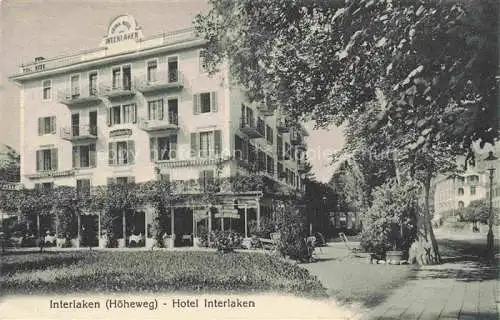 AK / Ansichtskarte INTERLAKEN BE Hotel Interlaken