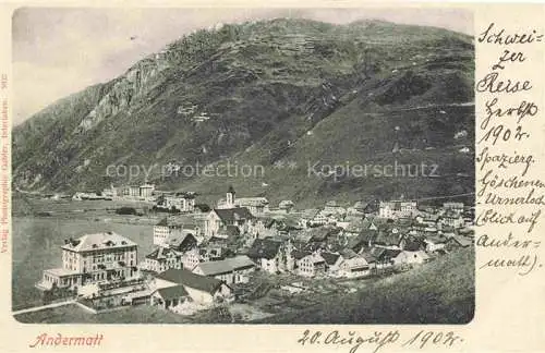 AK / Ansichtskarte Andermatt UR Panorama