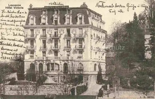 AK / Ansichtskarte LAUSANNE VD Hôtel Viktoria
