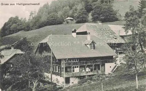 AK / Ansichtskarte Heiligenschwendi THUN BE Teilansicht