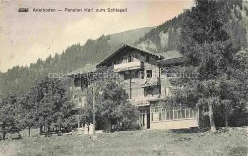 AK / Ansichtskarte Adelboden BE Pension Hari zum Schlegeli