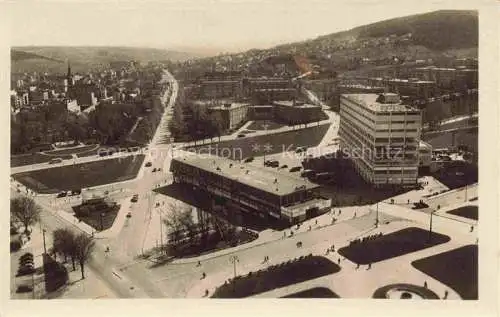 AK / Ansichtskarte Gottwaldov Zlin CZ Pohled s mrakodrapu Panorama Blick vom Hochhaus