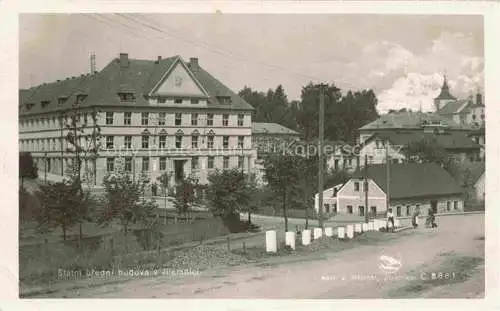 AK / Ansichtskarte Jilemnice Hrabacov CZ Statni uredni budova
