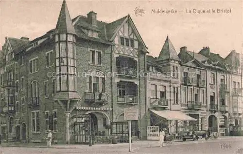 AK / Ansichtskarte MIDDELKERKE Belgie La Digue et le Bristol