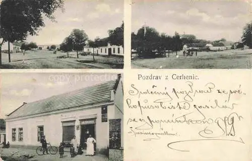 AK / Ansichtskarte Cerhenice KOLIN nad LABEM Koeln Elbe CZ Teilansichten Ladengeschaeft