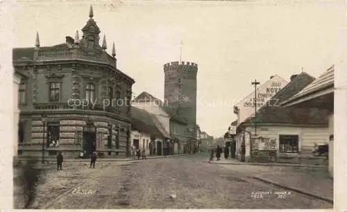 AK / Ansichtskarte Caslav Caslavi Tschaslau CZ Hauptstrasse Turm
