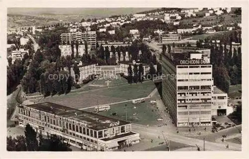 AK / Ansichtskarte ZLIN Gottwaldov CZ Stadtpanorama Obchodni Dum