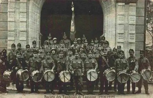 AK / Ansichtskarte LAUSANNE VD Société des Tambours