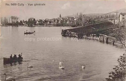 AK / Ansichtskarte Cully  Lavaux VD Vue générale Lac Léman
