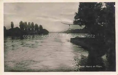 AK / Ansichtskarte BASEL BS Partie am Rhein