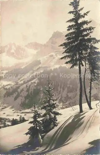 AK / Ansichtskarte Adelboden BE Schnittenbergli Bonderspitz Kleinlonner Nuennihorn