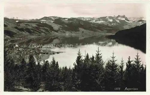 AK / Ansichtskarte Aegerisee aegerisee Unteraegeri Unter-Aegeri ZG Panorama