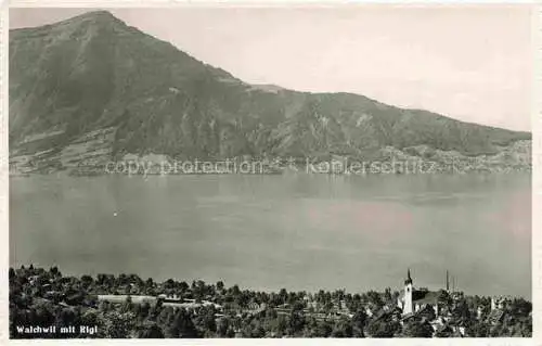AK / Ansichtskarte Walchwil Zug ZG mit Rigi