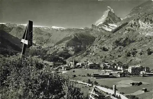 AK / Ansichtskarte ZERMATT VS mit Matterhorn