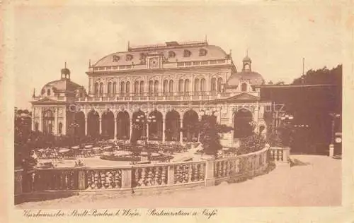AK / Ansichtskarte Baden  Wien AT Kurhaus der Stadt Restauration und Cafe