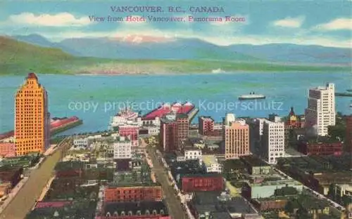 AK / Ansichtskarte VANCOUVER BC Canada View from Hotel Vancouver Panorama Room