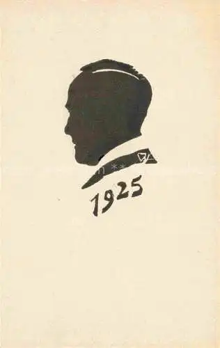 AK / Ansichtskarte AARAU AG Schattenportrait