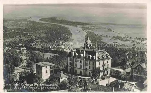 AK / Ansichtskarte Walzenhausen Appenzell AR Hotel Kurhaus Walzenhausen mit Blick auf Rheineck und Bodensee