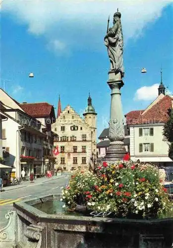 AK / Ansichtskarte Sursee LU Marienbrunnen