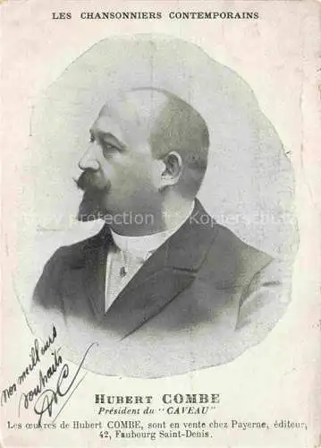 AK / Ansichtskarte Faubourg Saint Marcel Paris Hubert Combe Portrait