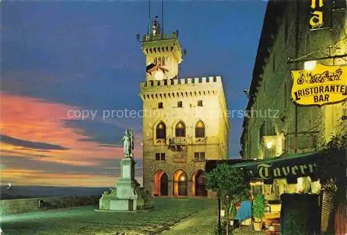 AK / Ansichtskarte SAN MARINO  Repubblica di Monument Castello Ristorante Bar