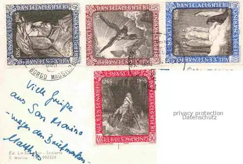 AK / Ansichtskarte SAN MARINO  Repubblica di Monument Castello Ristorante Bar