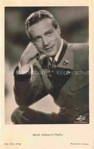 AK / Ansichtskarte Foto Haemmarer Nr. A 3821/1 Wolf Albach-Retty Schauspieler