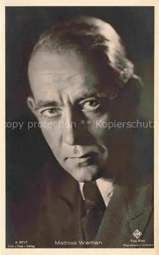 AK / Ansichtskarte Foto Binz Nr. A 3571/1 Mathias Wieman Schauspieler