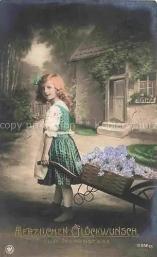 AK / Ansichtskarte Foto NPG Nr. 12886/3 Namenstage Maedchen 