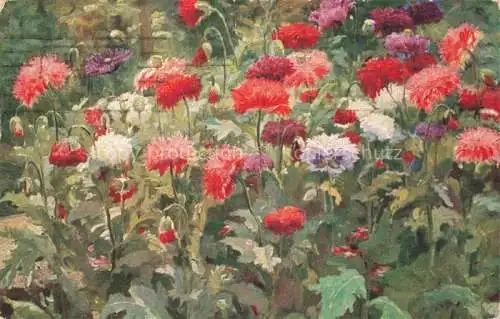 AK / Ansichtskarte SITSCHKOFF F. Kuenstlerkarte Mohnblumen les Pavots