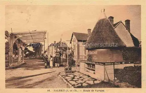 AK / Ansichtskarte Salbris Romorantin-Lanthenay 41 Loir-et-Cher Route de Vierzon