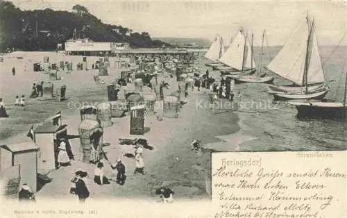 AK / Ansichtskarte HERINGSDORF  Ostseebad Usedom Strandleben