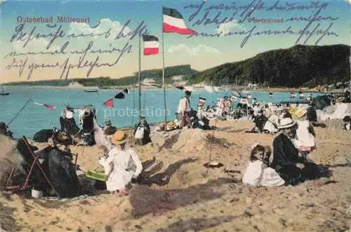AK / Ansichtskarte Moeltenort Heikendorf Schleswig-Holstein Badestrand