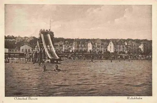AK / Ansichtskarte BANSIN Ostseebad Heringsdorf Rutschbahn am Strand