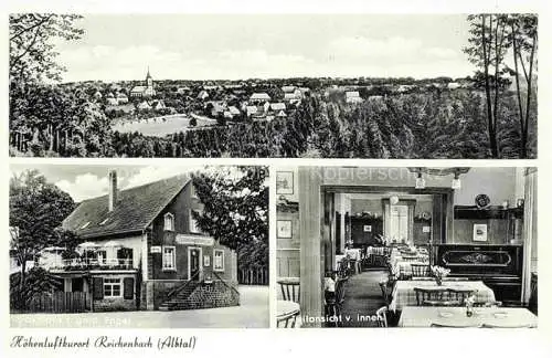 AK / Ansichtskarte Reichenbach Albtal Waldbronn Karlsruhe BW Panorama Hoehenluftkurort Gasthaus zum goldenen Engel Gastraum