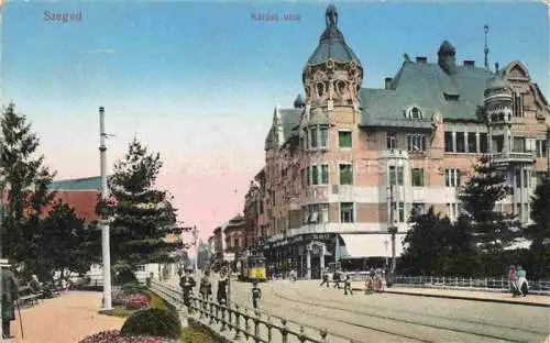 AK / Ansichtskarte SZEGED HU Kárász utca Strassenpartie Stadtzentrum