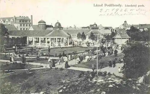 AK / Ansichtskarte Lazne Podebrady CZ Lazensky park