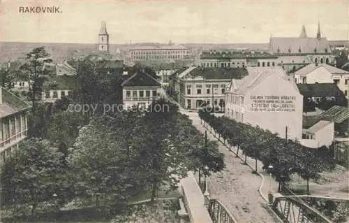 AK / Ansichtskarte Rakovnik Rakovnick Rakonitz CZ Teilansicht mit Kirche
