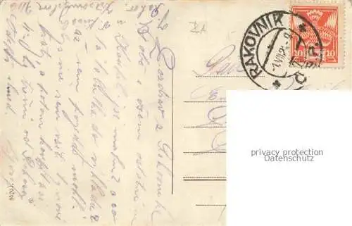 AK / Ansichtskarte Rakovnik Rakovnick Rakonitz CZ Teilansicht mit Kirche