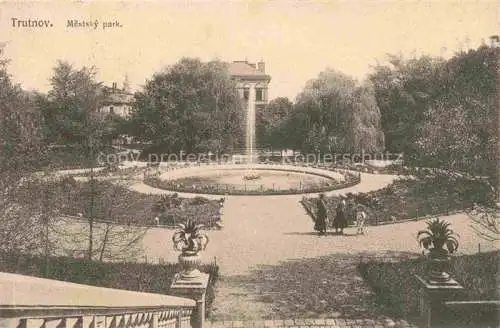 AK / Ansichtskarte Trutnov Trautenau CZ Mestsky park