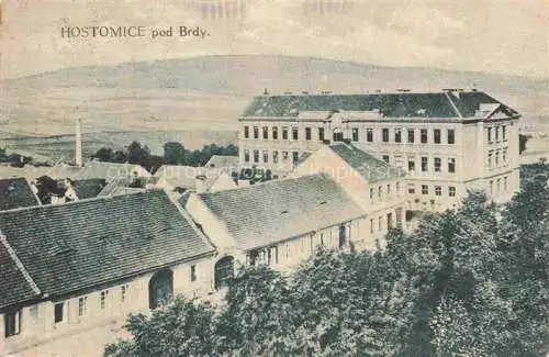 AK / Ansichtskarte Hostomice pod Brdy Hostomitz Berouna Beroun Beraun CZ Teilansicht