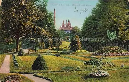 AK / Ansichtskarte HRADEC KRALOVE Koeniggraetz CZ Dustojnicky park
