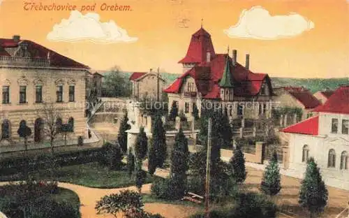 AK / Ansichtskarte Trebechovice pod Orebem Hohenbruck CZ Motiv Stadtzentrum