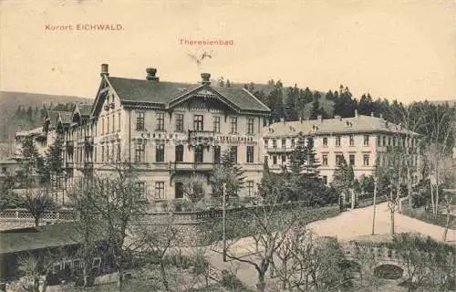 AK / Ansichtskarte Eichwald Dubi Teplice CZ Theresienbad Kurhaus