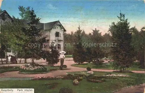 AK / Ansichtskarte Keszthely Kesztely Balaton Plattensee HU Park részlet