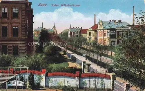 AK / Ansichtskarte Saaz Zatec Aussig CZ Kaiser-Wilhelm-Strasse