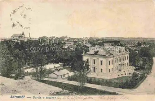 AK / Ansichtskarte Jaromer Jaromir CZ Partie z továrny