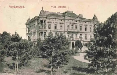 AK / Ansichtskarte Franzensbad Boehmen FRANTISKOVY LAZNE CZ Villa Imperial