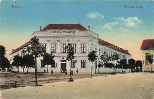 AK / Ansichtskarte Hatvan HU Áll. elemi iskola Staatliche Grundschule